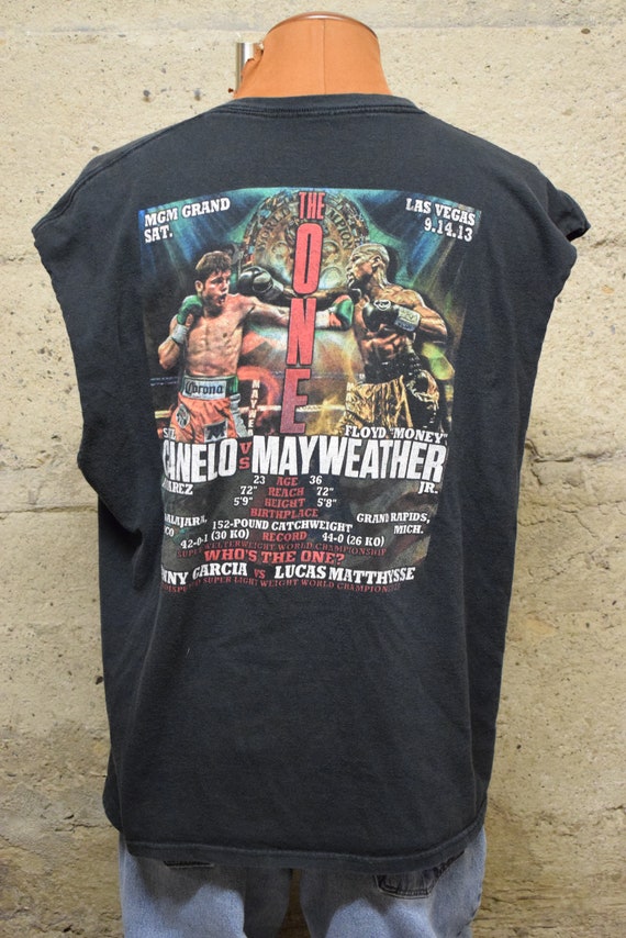 メイウェザーVSマイダナ2 tシャツ メイウェザー対カネロ 誰が勝つ？ カットノースリーブTシャツ XL