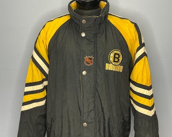 Vintage Boston Bruins Starter NHL Hockey Puffer Jacket 90’s Large