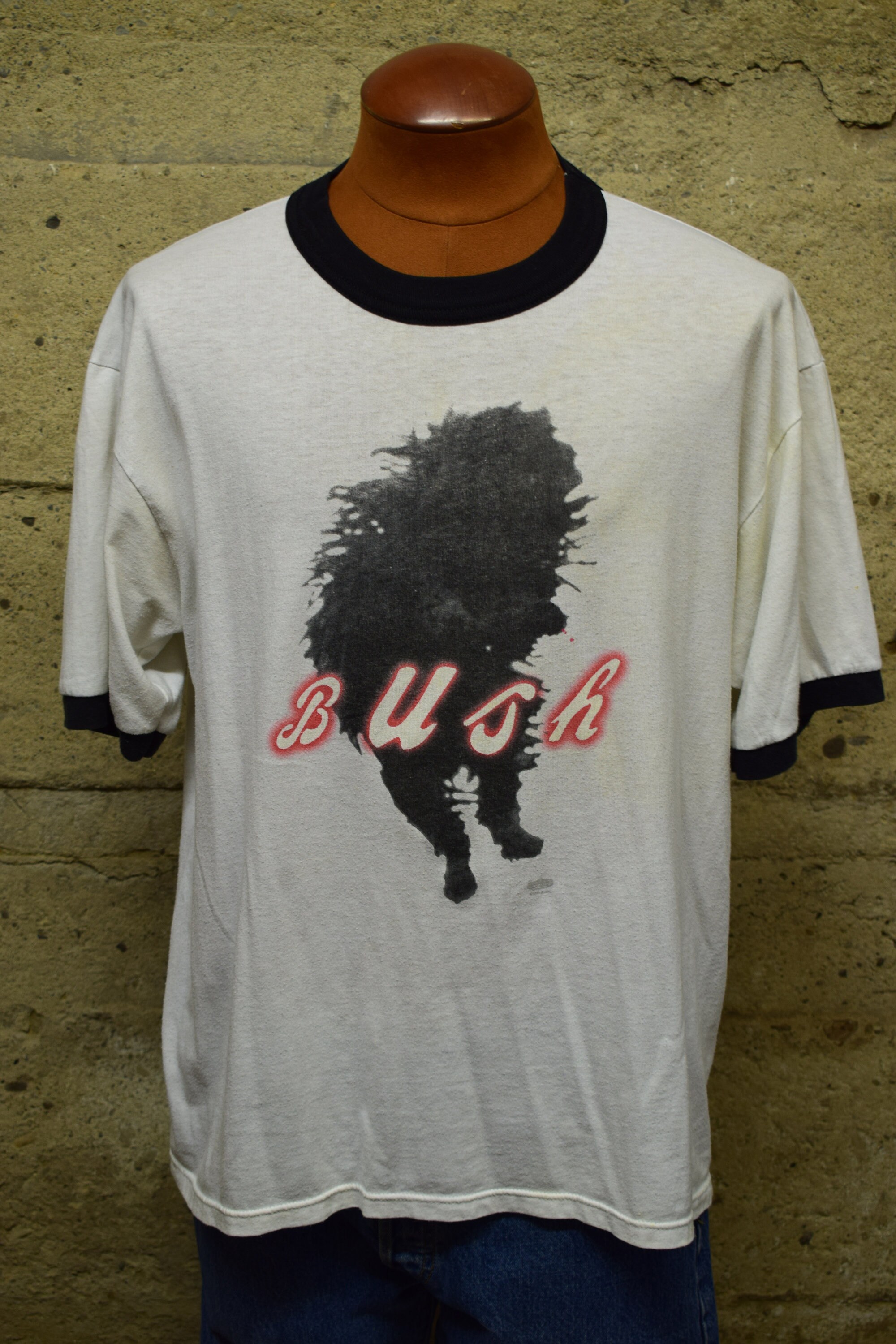 Vintage 1995 Bush Black Dog Tour T Shirt Size XL - Etsy