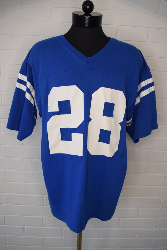 Vintage Marshall Faulk Indianapolis Colts Logo 7 … - image 2