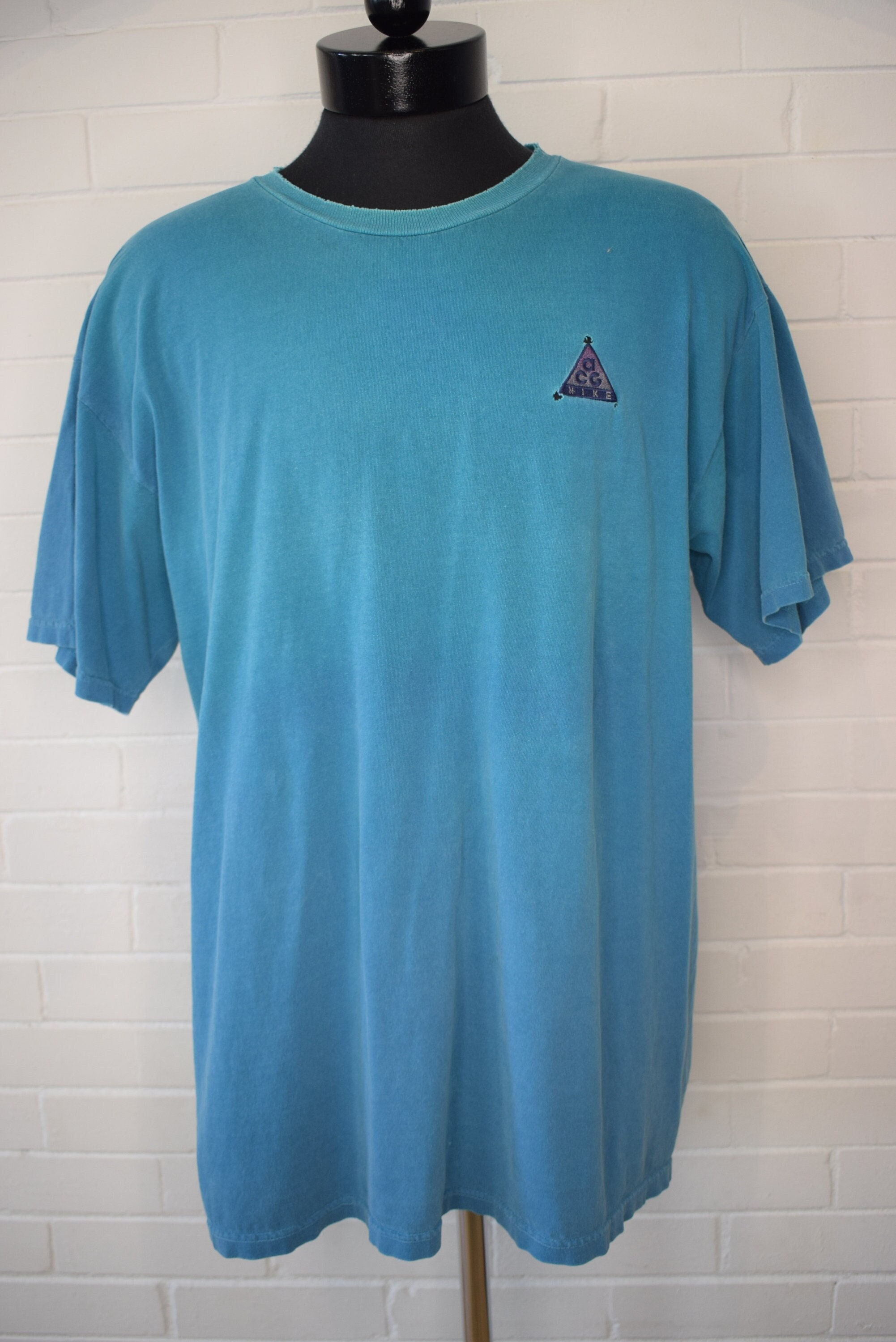 Vintage Nike ACG All Conditions Gear Embossed USA Made T-shirt 