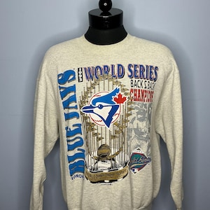 Vintage 1993 Blue Jays World Series Back-To-Back Champion&#39;s MLB Sweatshirt 90’s XL