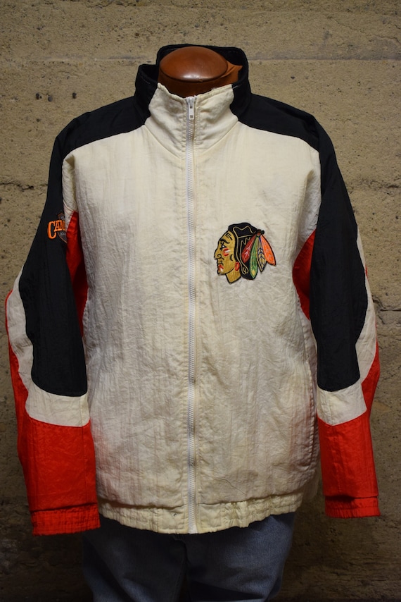 Vintage Apex One Chicago Blackhawks Jacket Campbel