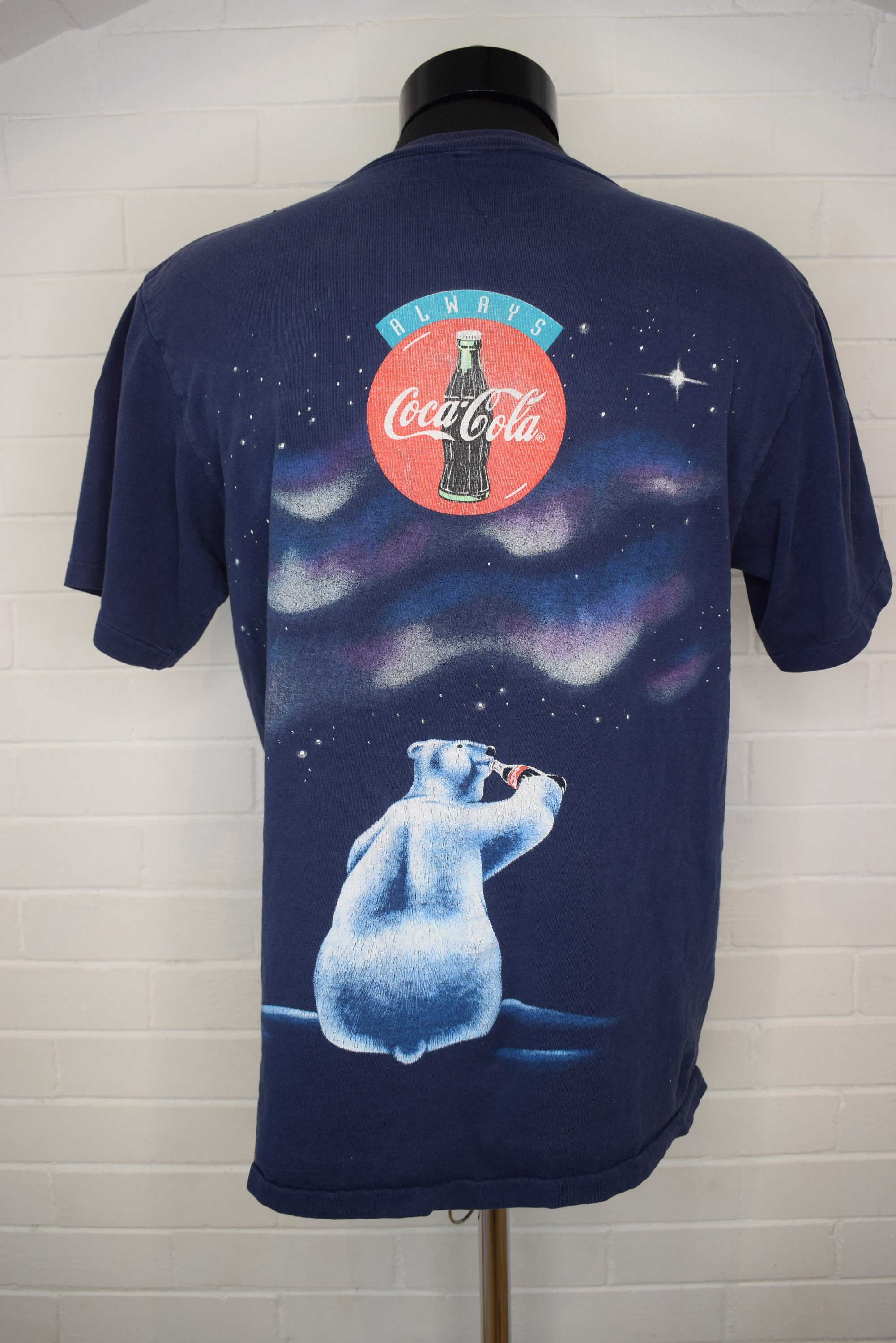 Vintage 1994 Coca Cola Coke Polar Bears T-shirt 90's Large Vintage 1994 Coca Cola Coke Polar Bears T-shirt 90's Large