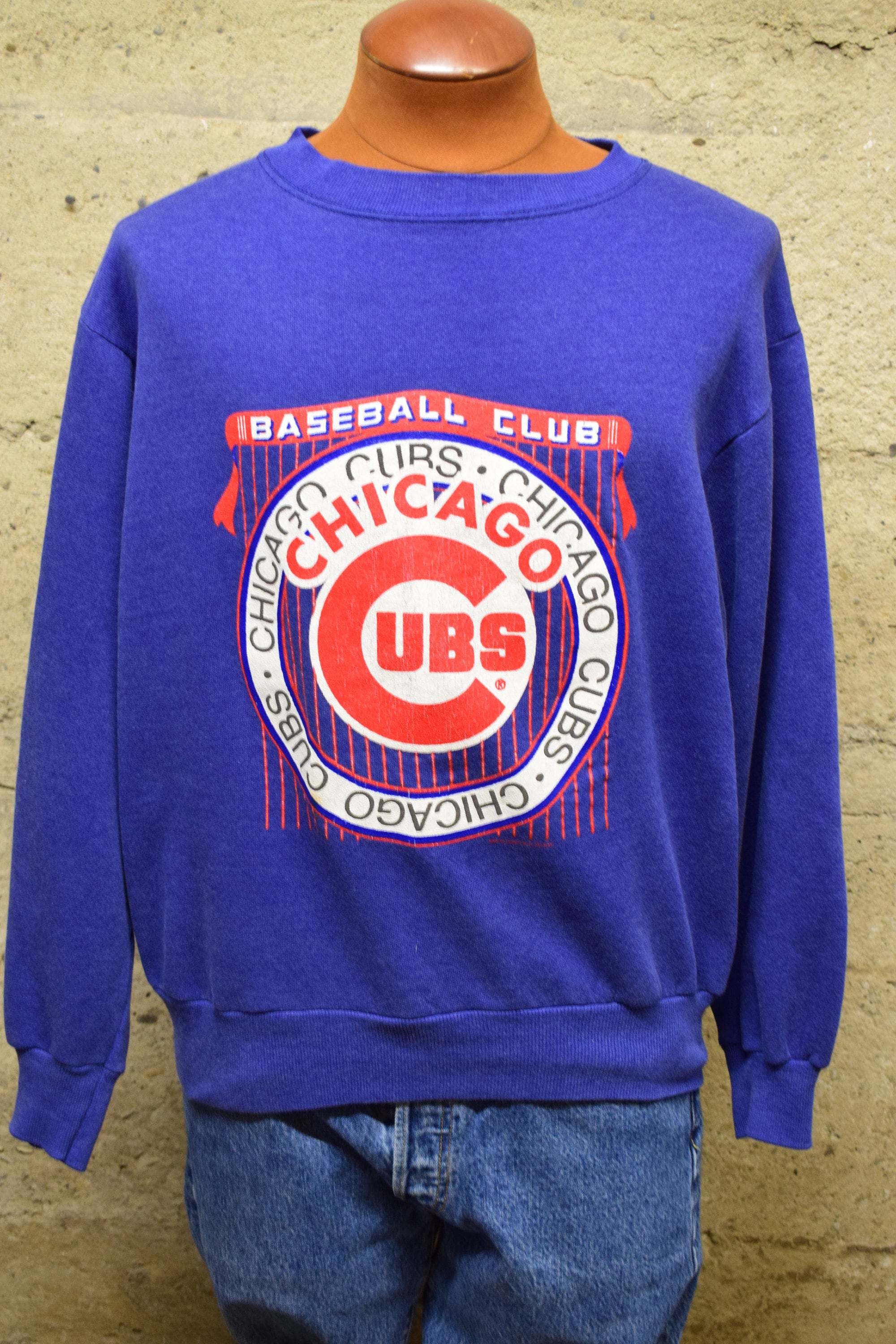 Vintage Chicago Cubs Baseball Club MLB Sweatshirt L 90's - Etsy