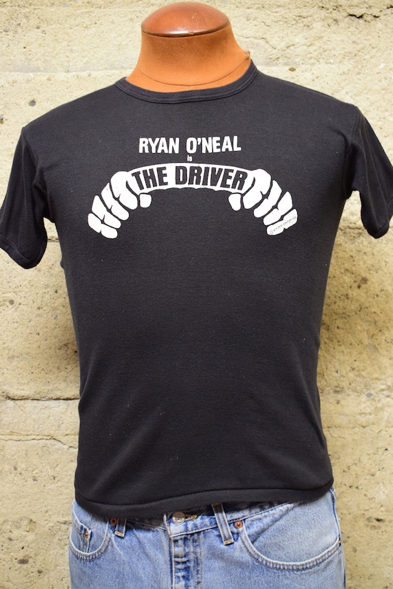 Vintage Ryan O'Neal is The Driver 1978 T-Shirt Sm… - image 1