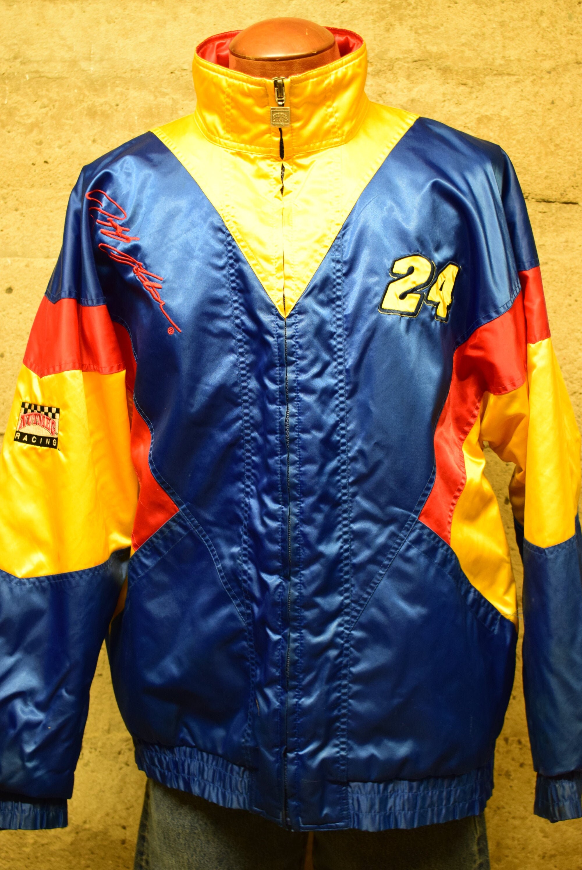 Vintage Jeff Gordon #24 Nutmeg NASCAR Jacket 90’s XL