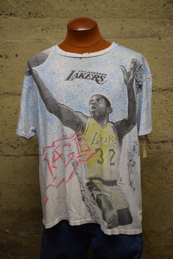 Vintage Magic Johnson Lakers Camiseta gráfica Ropa Ropa de género neutro para adultos Tops y camisetas Camisetas Camisetas estampadas 