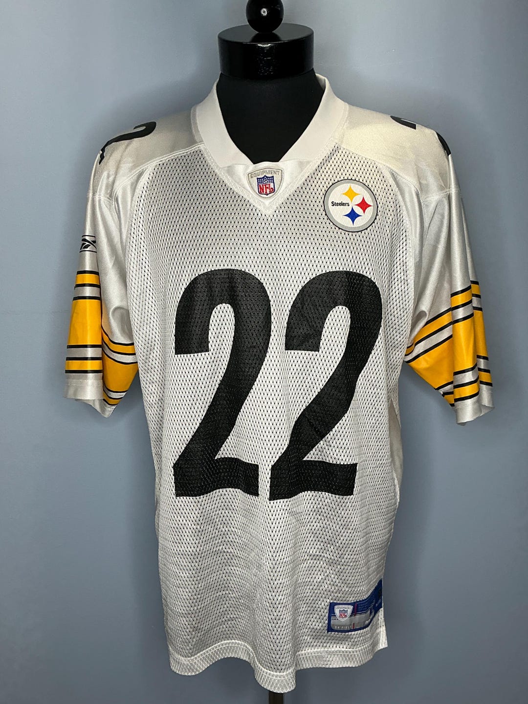 Pittsburgh Steelers #22 Duce Staley Reebok on Field White Jersey Large ...