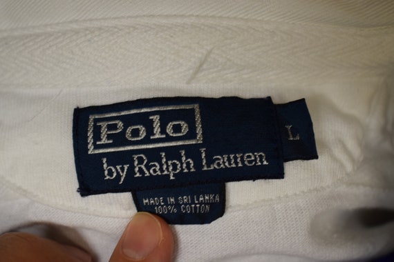 Vintage Polo Ralph Lauren Made In Sri Lanka Rugby Lon… - Gem