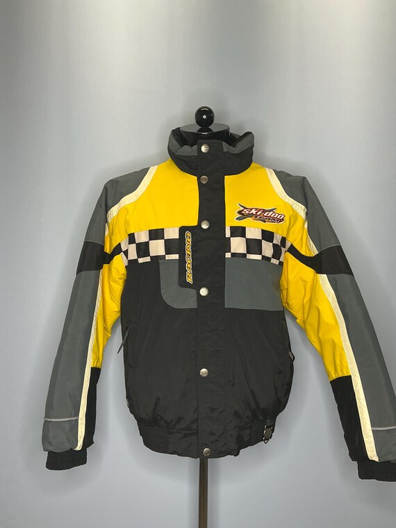 Vintage Ski-doo X Team Racing Yellow Sno Gear Bombardier