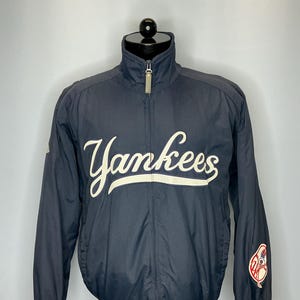 Yankees Majestic XXL ジャケット ネイビー Vintage New York Yankees Majestic MLB Full Zip Jacket Size