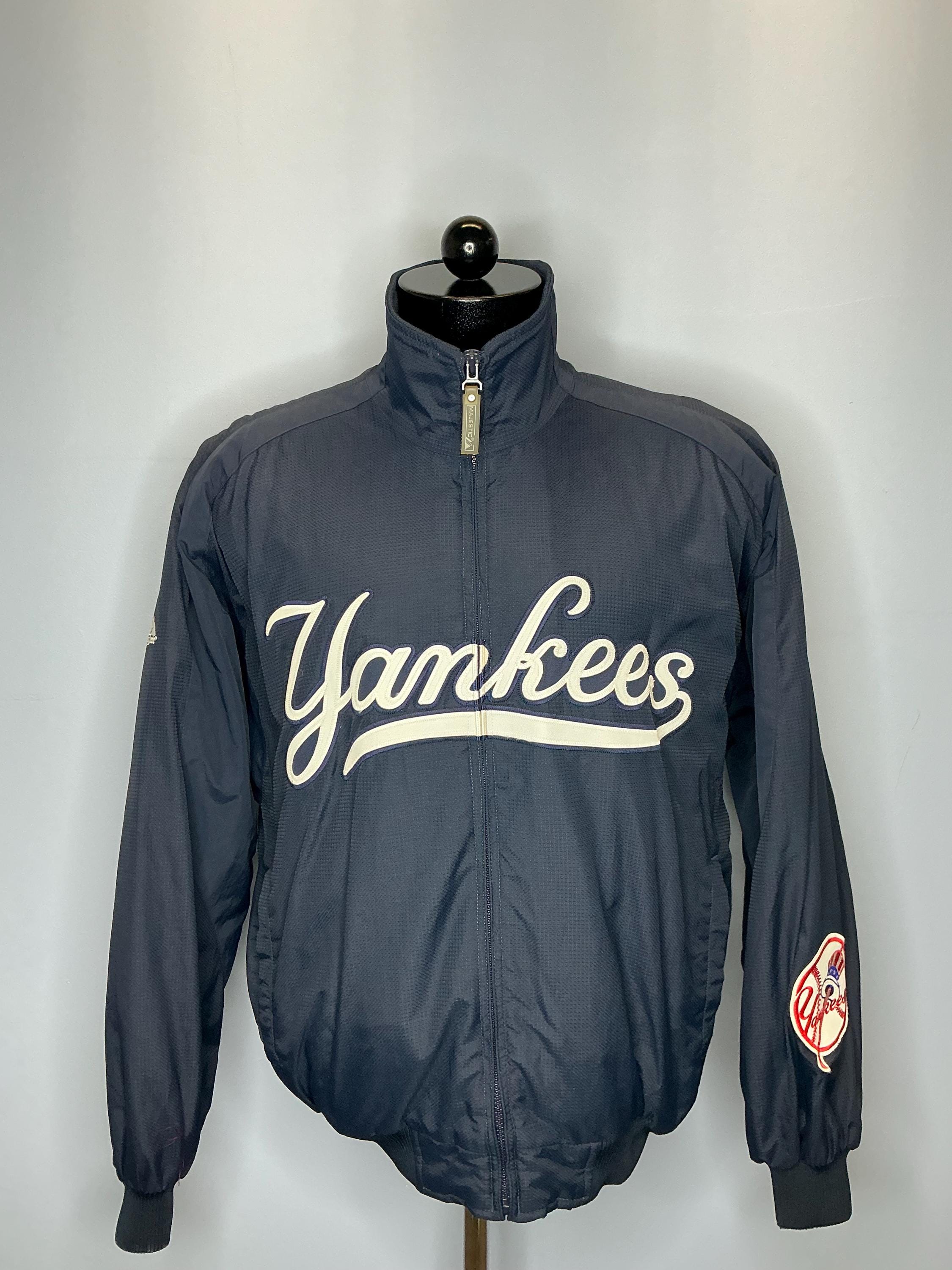 Vintage New York Yankees Majestic MLB Full Zip Jacket Size