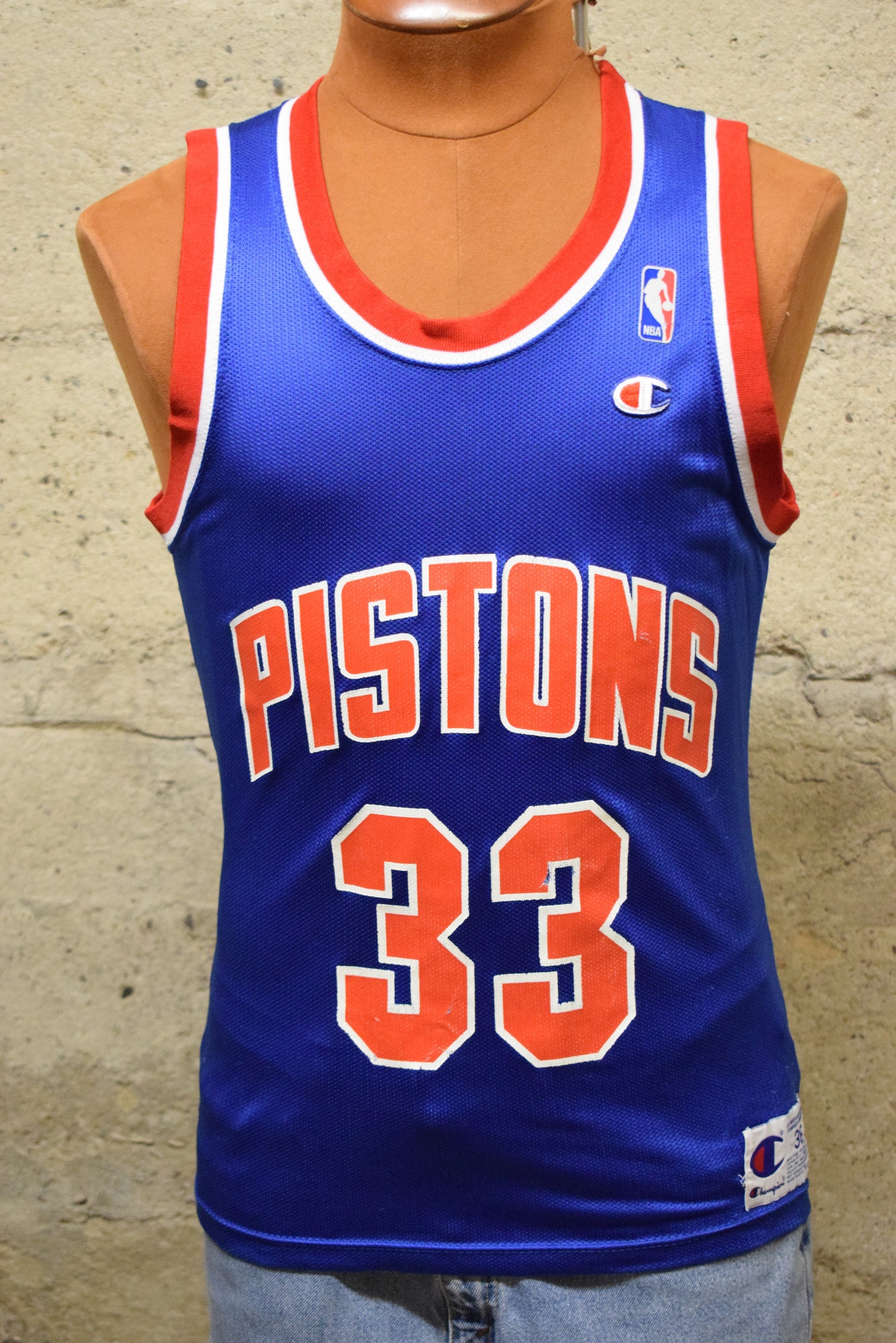 Vintage Detroit Pistons Grant Hill Champion Jersey 