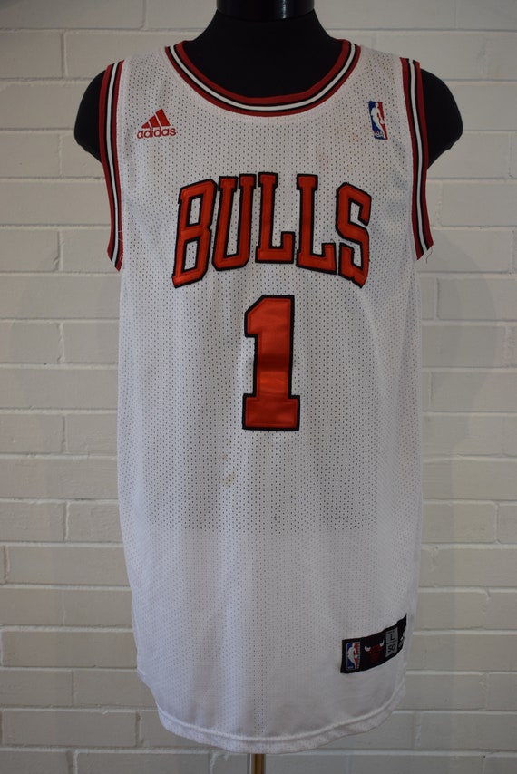 Derrick Rose NBA Chicago Bulls Black Medium Jersey Adidas Stitched