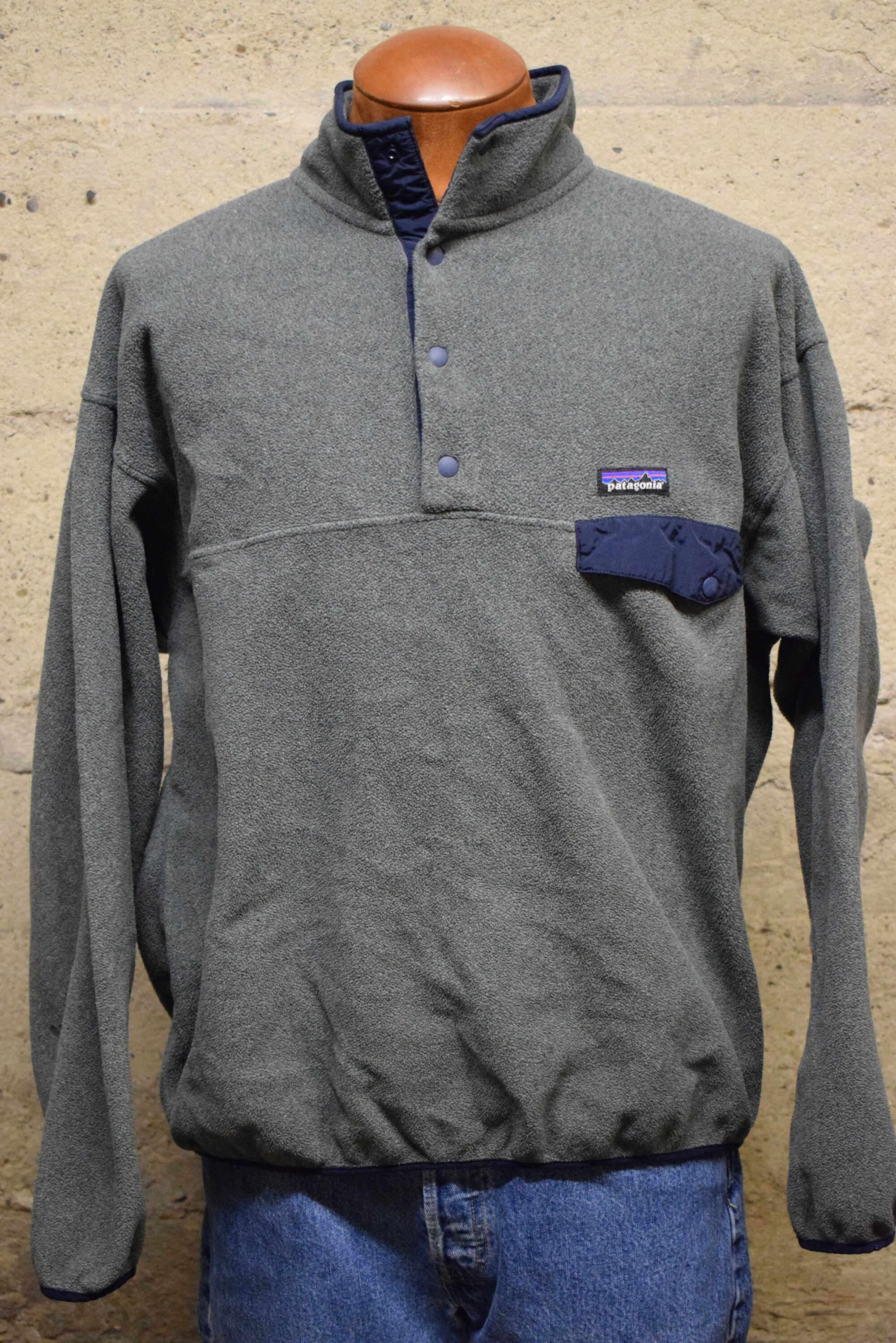 hovClassics Vintage Patagonia Lightweight Synchilla Snap T Pullover Men s XL