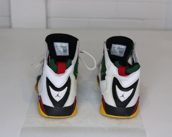 jordan true flight white green red