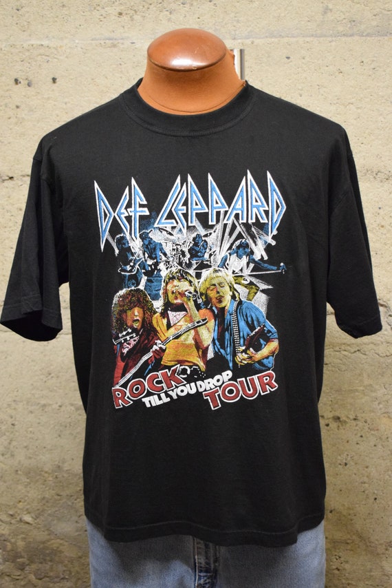 Vintage 2003 Def Leppard Rock Till You Drop Toronto Tour T-shirt