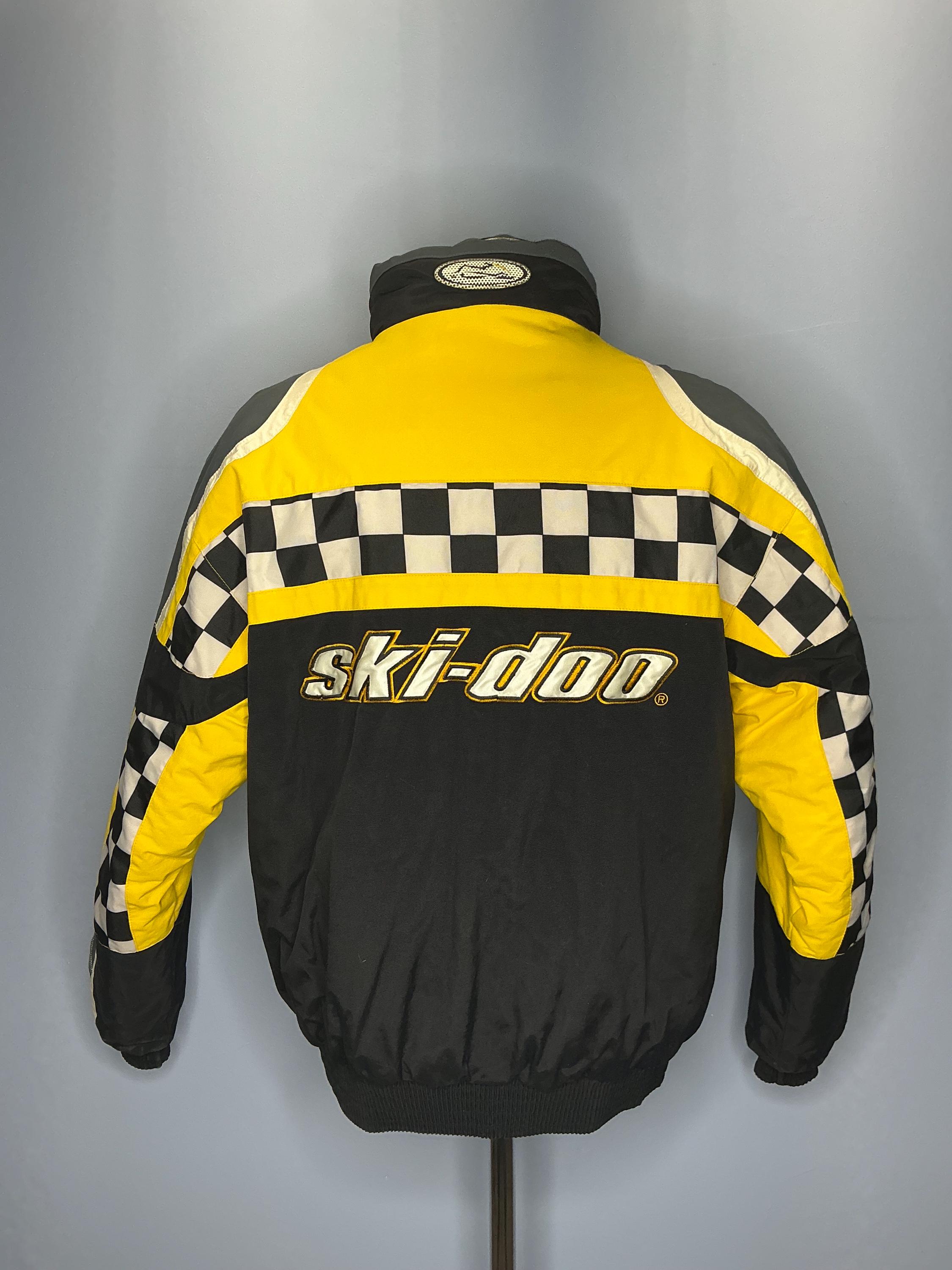 Vintage Ski-doo X Team Racing Yellow Sno Gear Bombardier