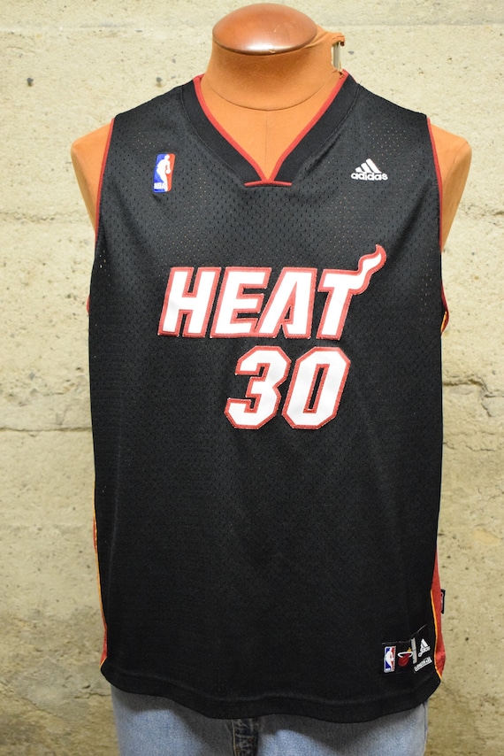 Adidas Michael Beasley Miami Heat 30 NBA Black Jersey Youth 