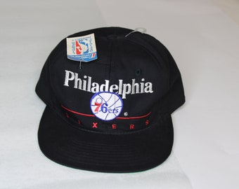 NOS Vintage Philadelphia 76ers NBA Snapback Cap