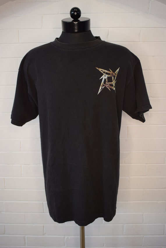Vintage 1996 Metallica Load Ninja Star Logo T-shirt 90's XL - Etsy
