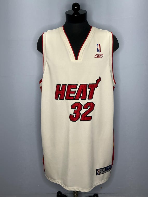 Vintage Reebok Stitched #32 Miami Heat SHAQUILLE O'NEAL Basketball