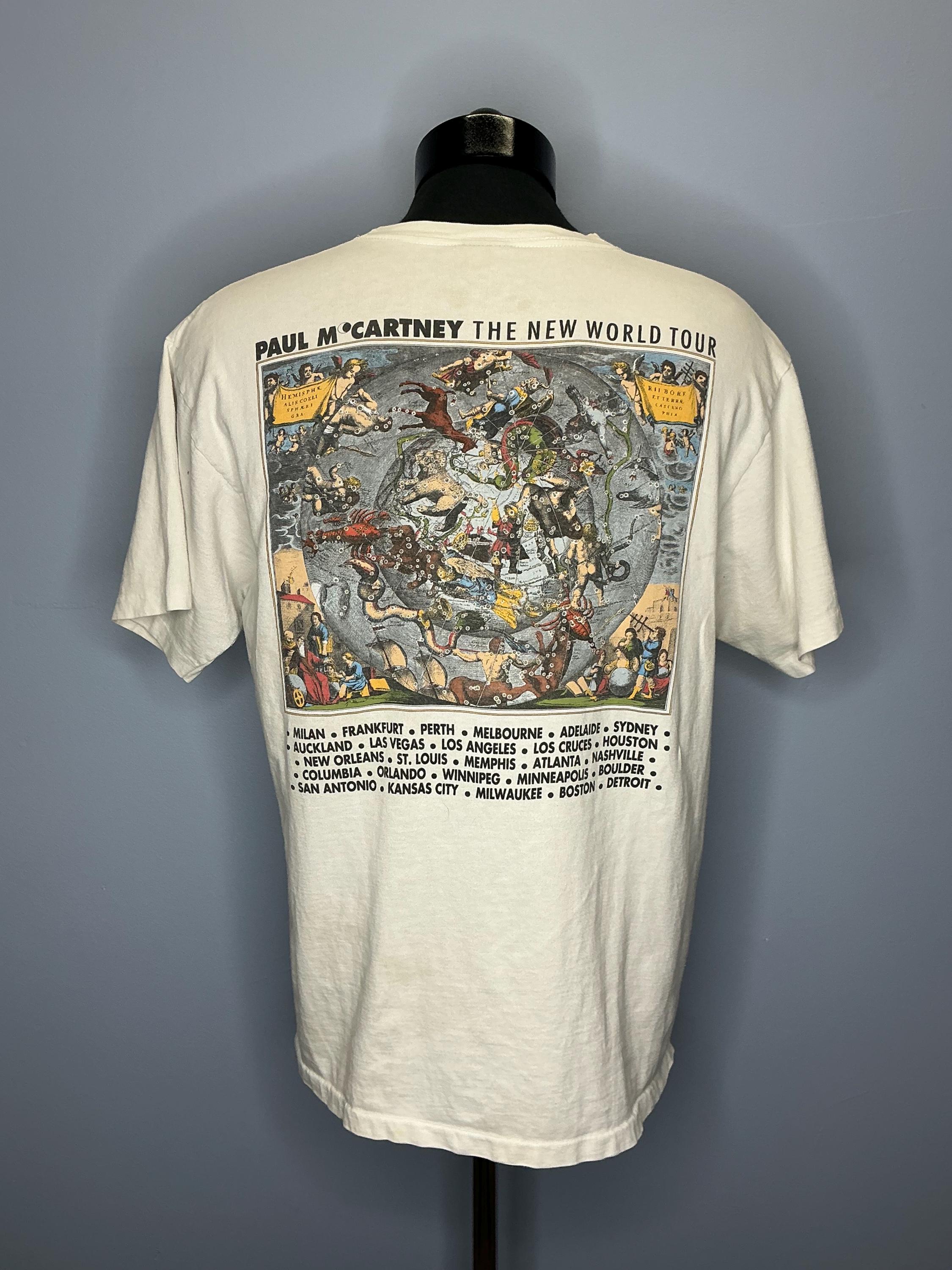 ヴィンテージ 1993 ポール マッカートニー ニュー ワールド ツアー T