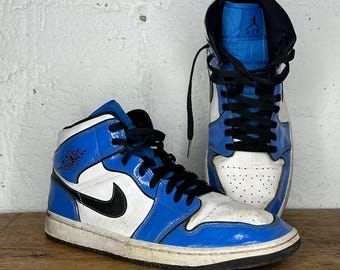 ナイキ カスタム エア ジョーダン 1 ミッド ミント ブラック