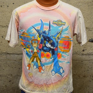 Vintage Digimon Digital Monster 2000 Tie Dye T Shirt - Etsy