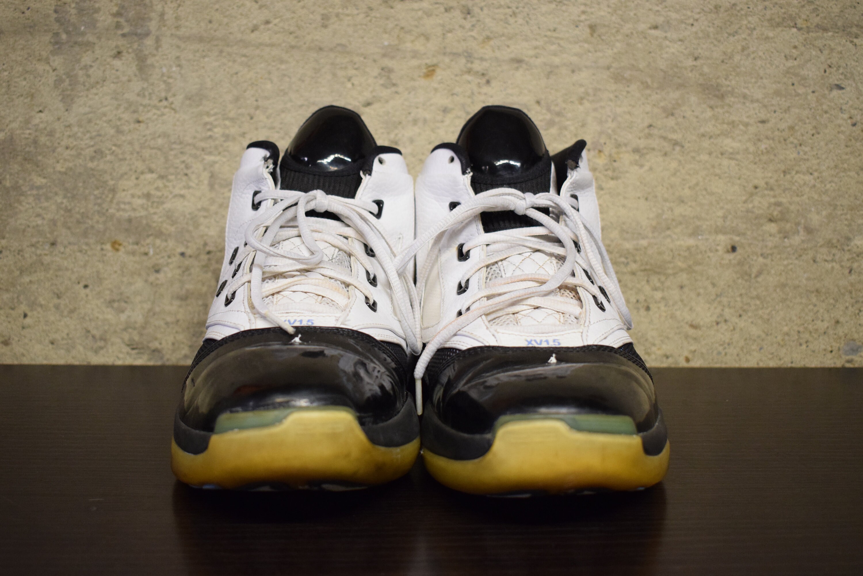 Vintage Air Jordan XVI.5 White Black 375387 101 Men s Size 12