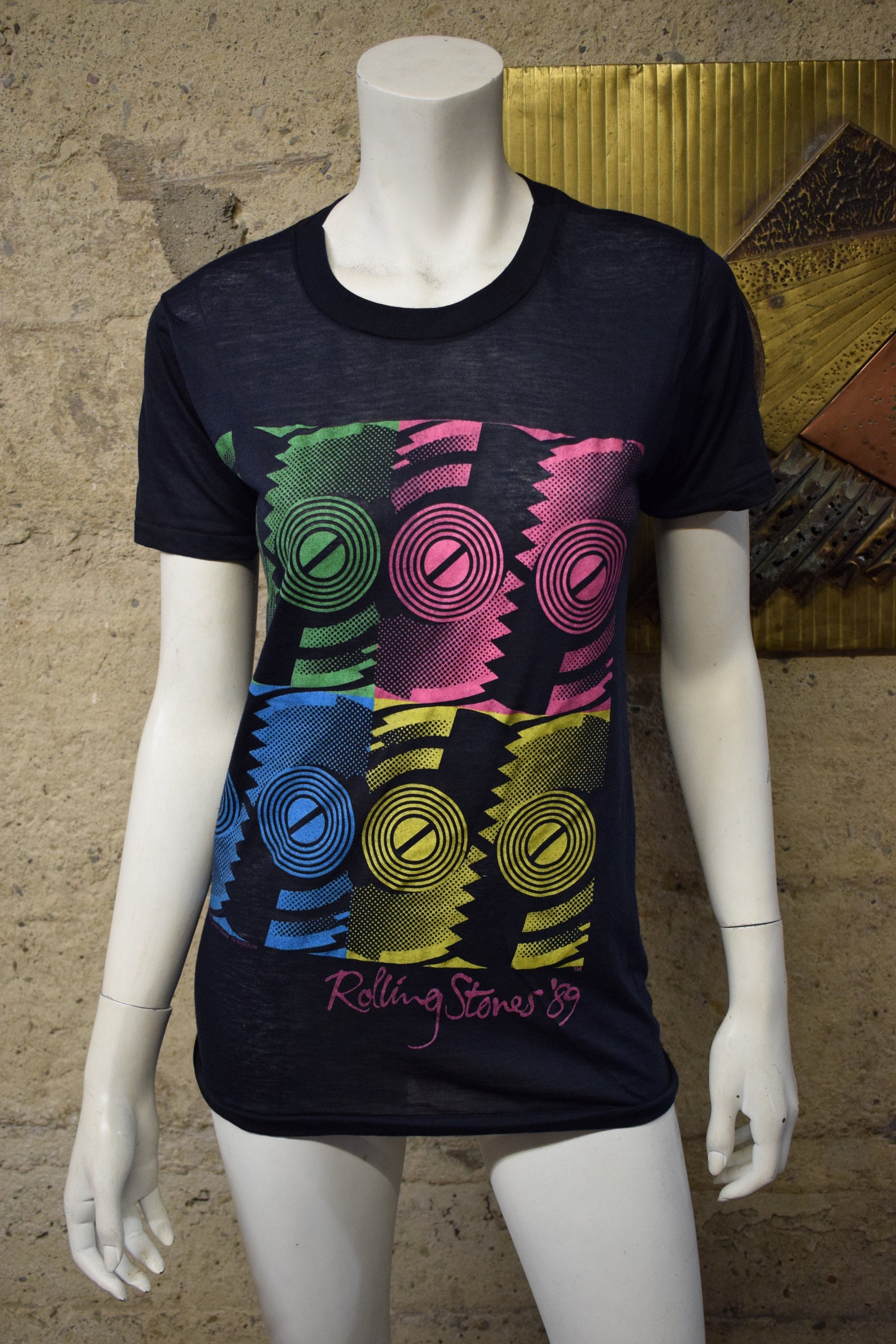 Vintage 1989 Rolling Stones North American Steel Wheels Tour