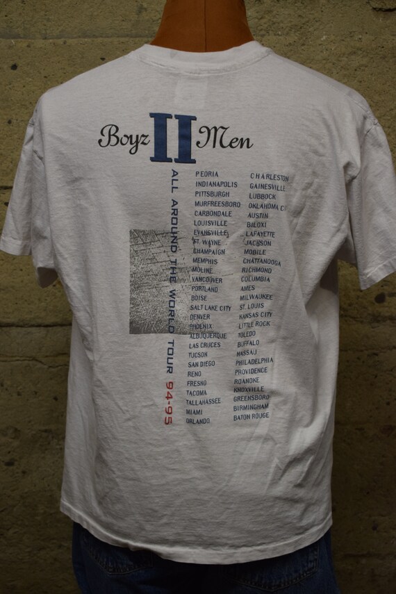 90s Boyz II Men All Around the World Tour '94-95 T-shirt X-large