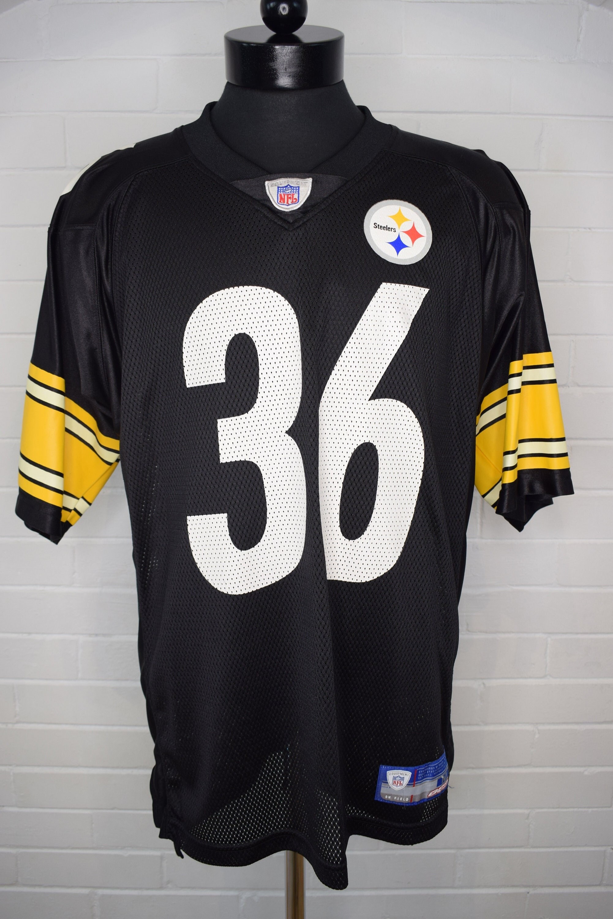 Vintage Jerome Bettis Steelers Jersey, #36 Reebok NFL, 90s Medium 