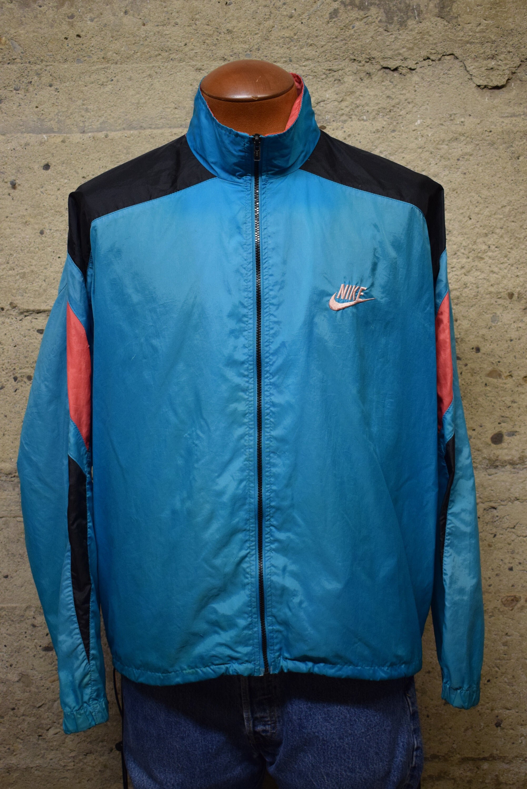 Vintage 80s Nike Windbreaker Size Large 