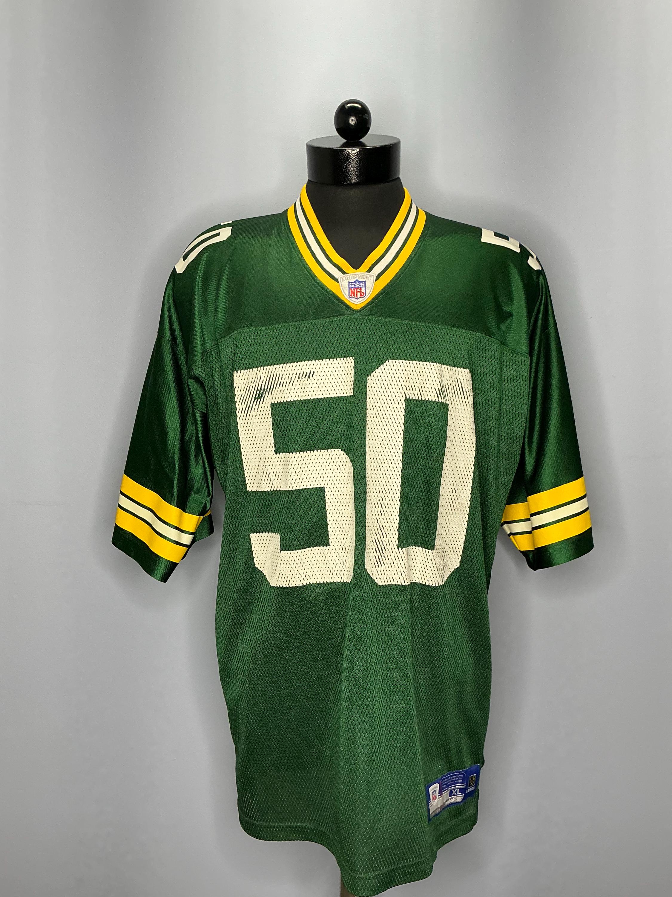 Green Bay Packers AJ Hawk NFL Reebok Football Jersey XL - Etsy