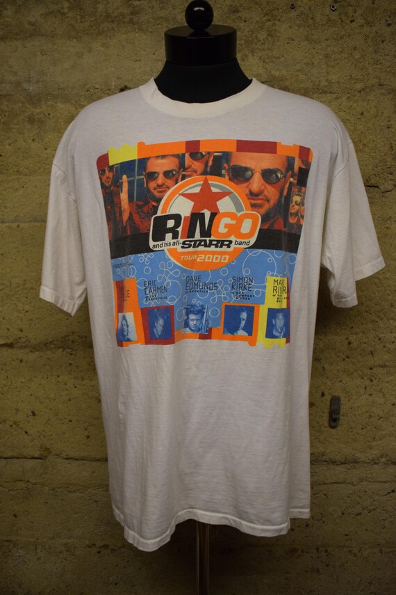 Vintage 2000 Ringo Starr All-star Band Tour Graphic T-shirt XL - Etsy
