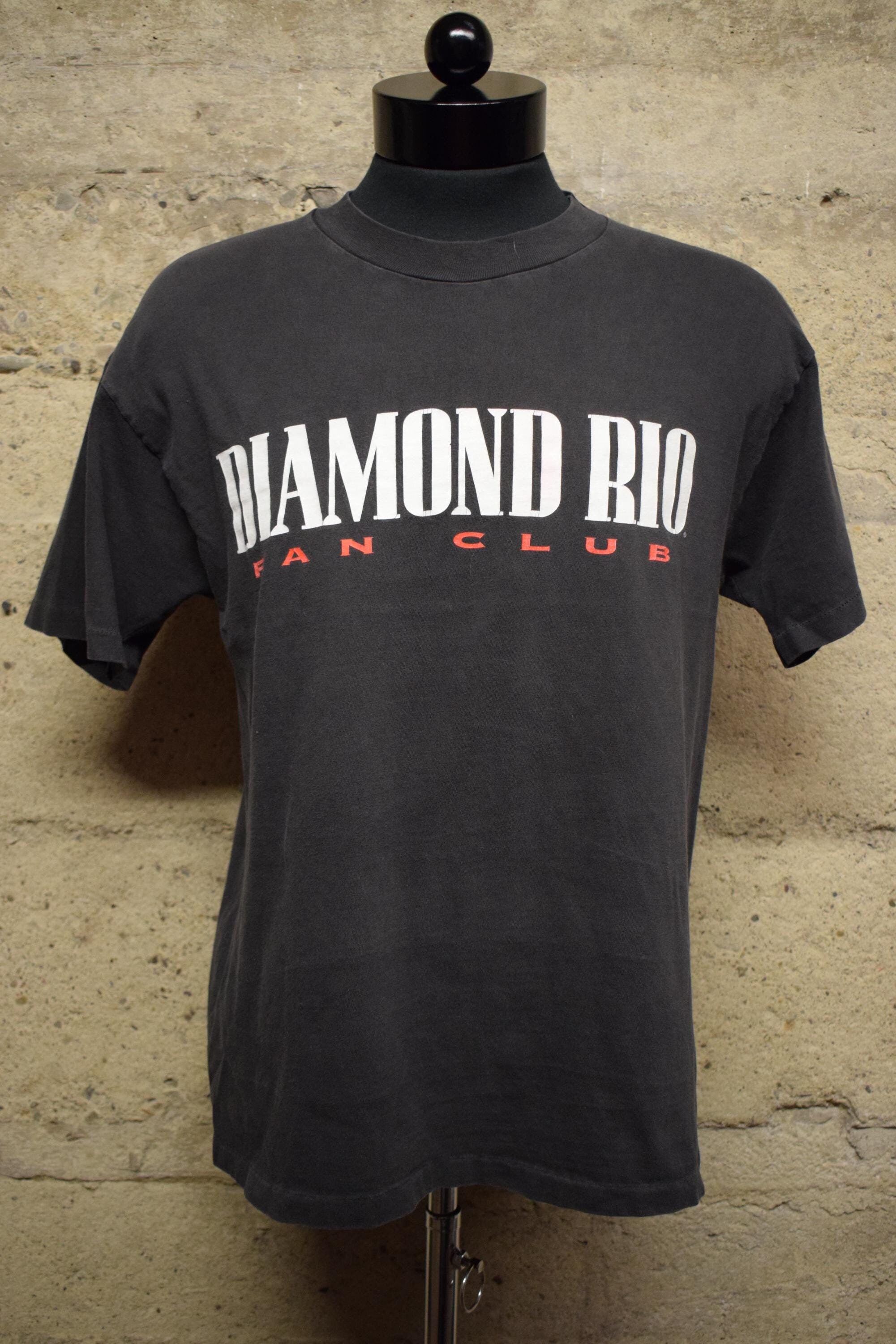 Vintage Diamond Rio Fan Club Stage Door Country Band T-shirt 90's Large ...