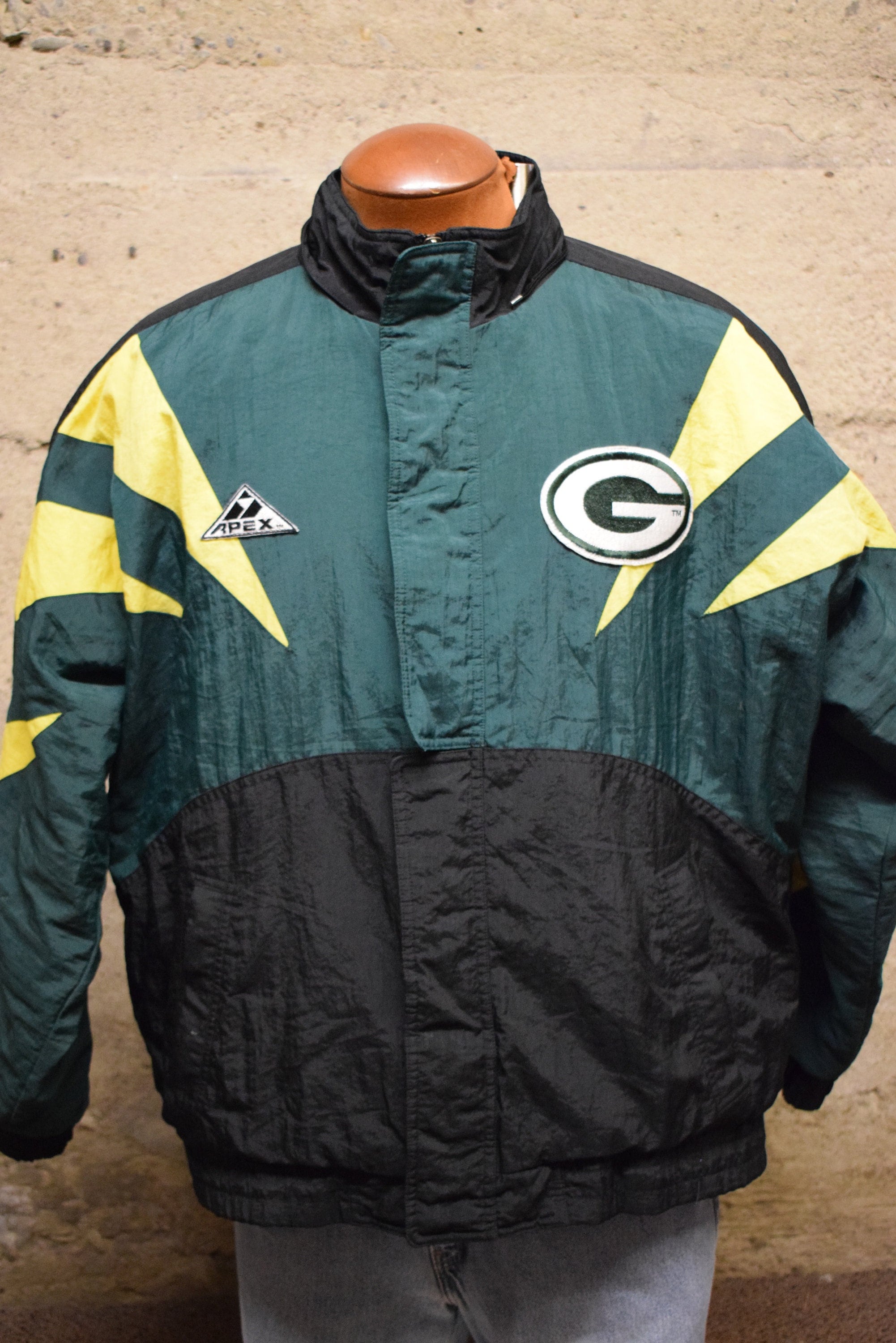 kunst forlade personlighed Vintage Green Bay Packers NFL Apex One Pro Line Color Block - Etsy