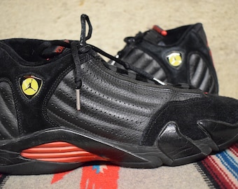 Nike Jordan Retro XIV 14 Last Shot Schwarz Rot 311832-002 Größe 10.5 Herren Nike 2005