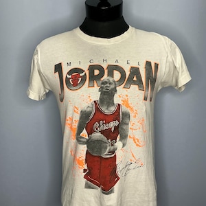 Vintage 1989 Michael Jordan Chicago Bulls Single Stitch T-Shirt 80’s Medium