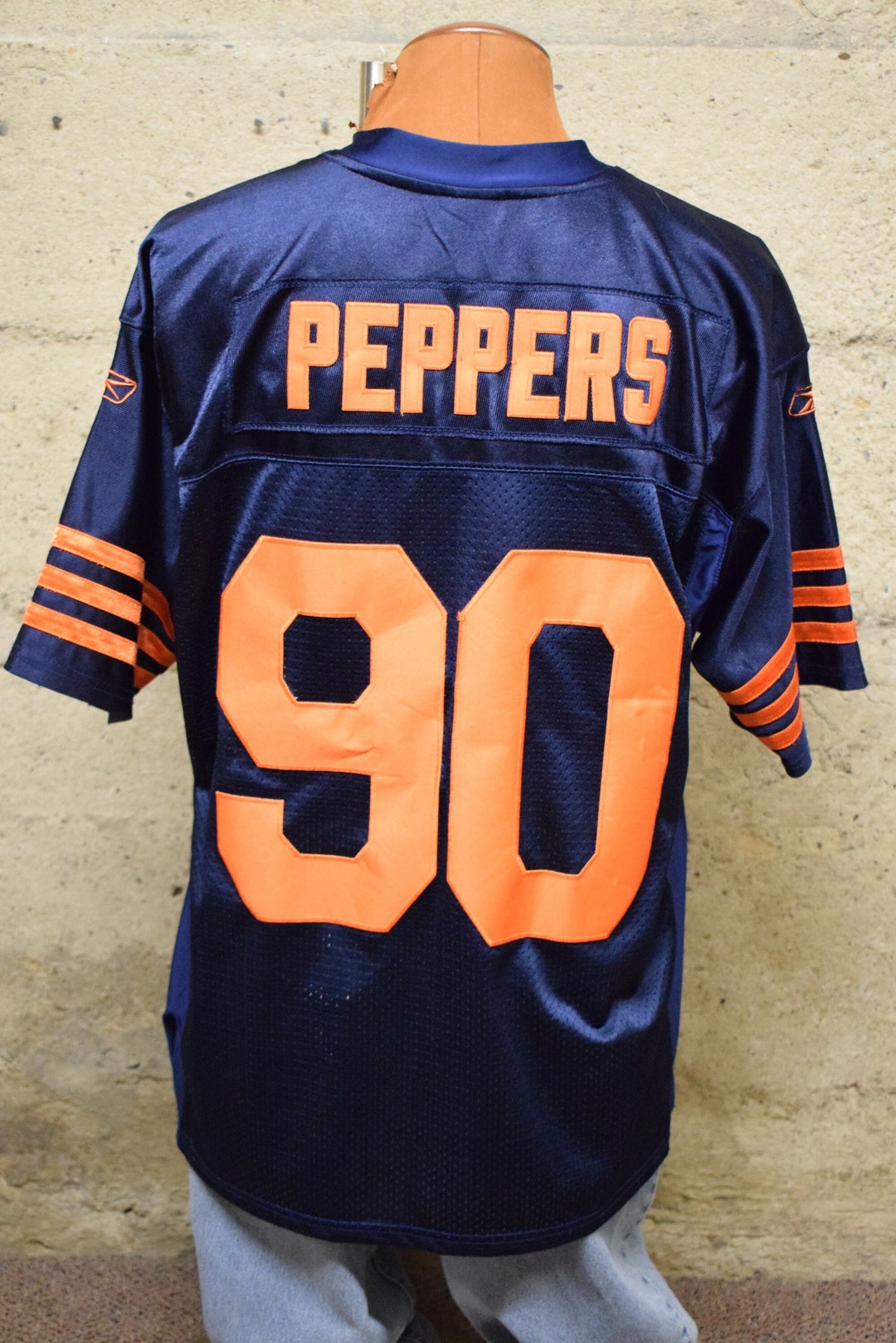 Chicago Bears #90 Julius Peppers on Field Football Reebok