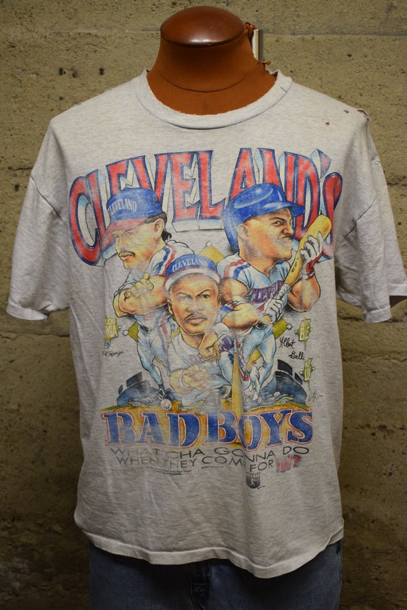 Vintage Cleveland Baseball Bad Boys Kenny Lofton Albert Belle