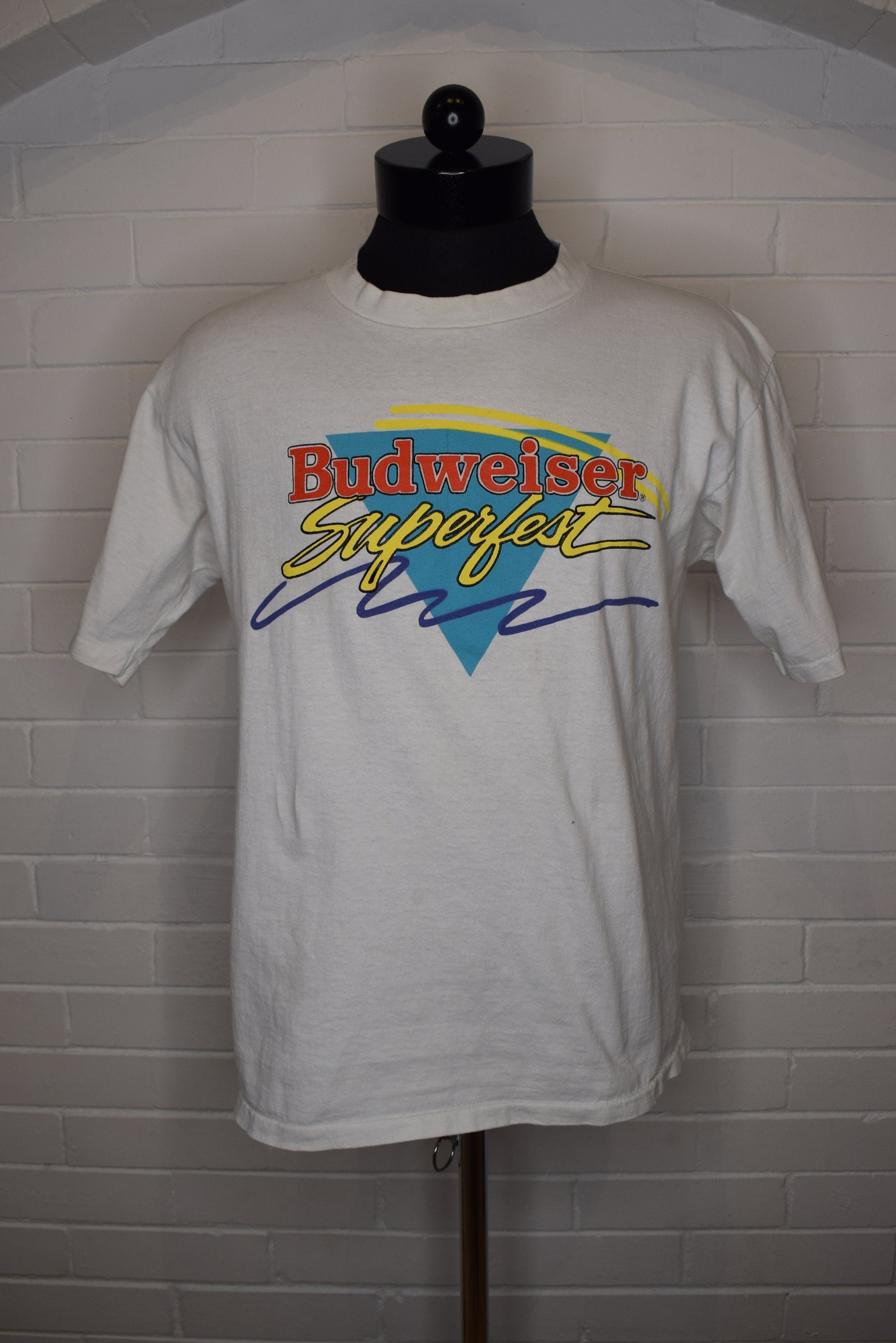 Vintage 1991 RARE Hip Hop Budweiser Superfest Single Stitch R&B  