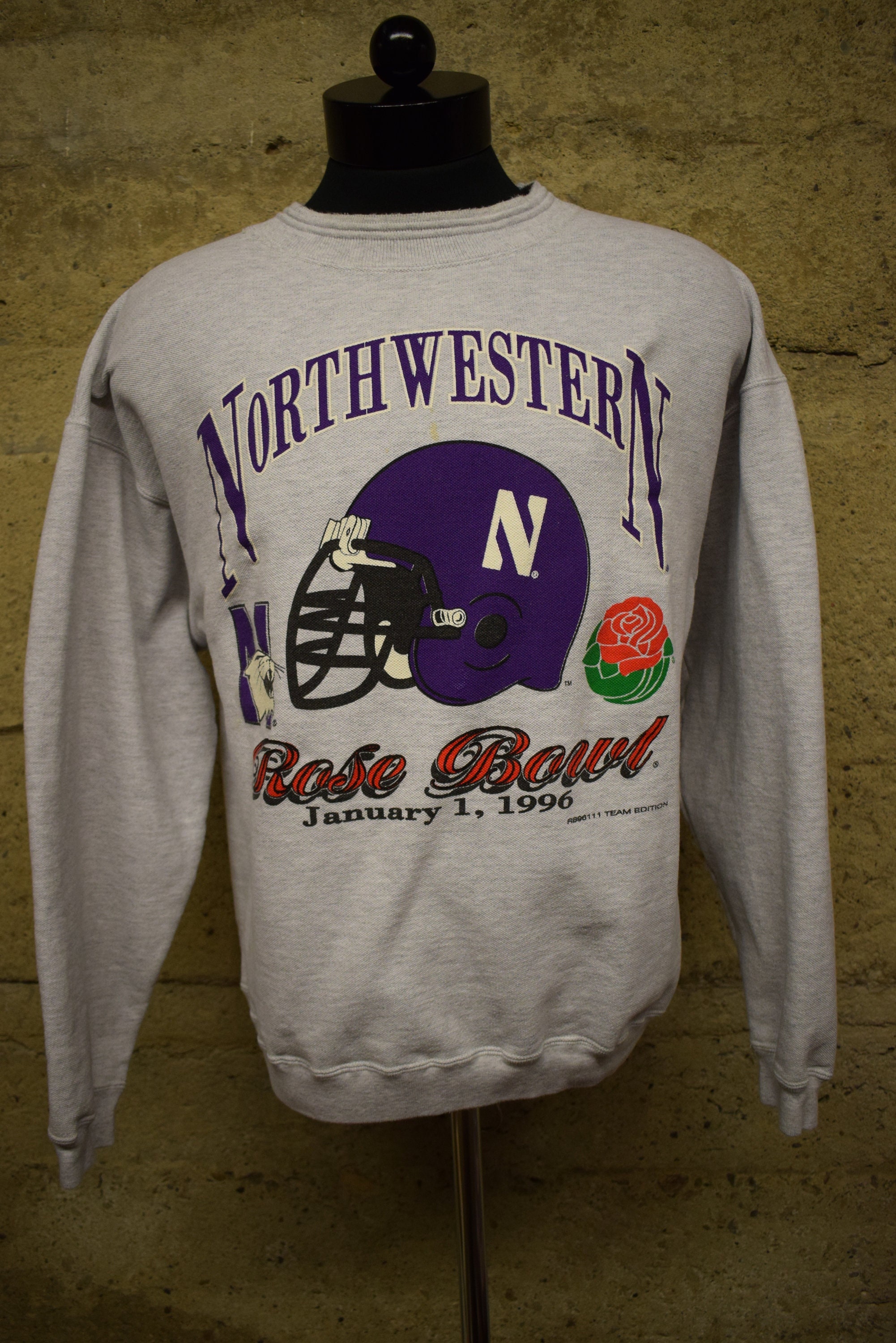 ビンテージ Artexボディ NORTHWESTERN UNIVERSITY カレッジ パーカー パープル size.XL 80s Elizabethtown College Sweat Shirt Vintage Artex Sweater Jumper