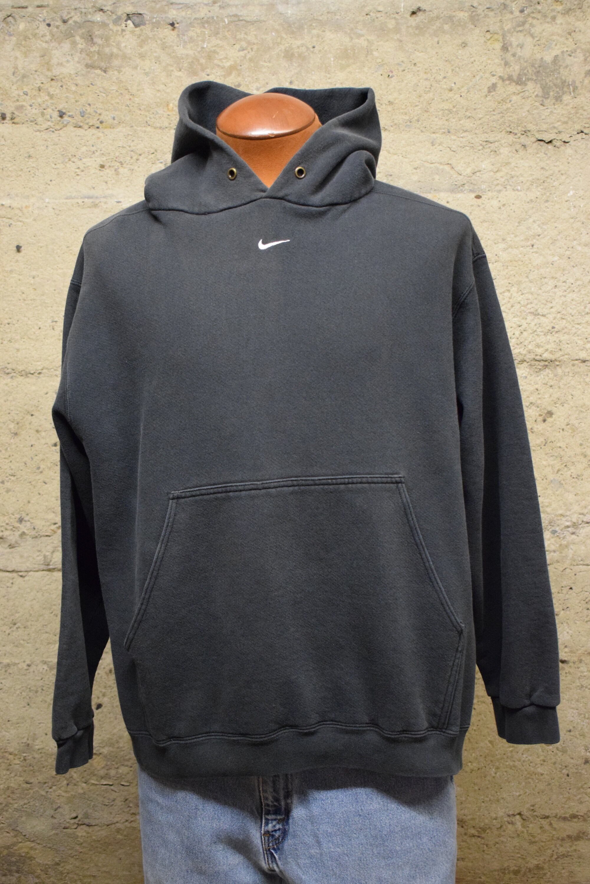 Vintage Nike Center Swoosh Travis Scott White Hoodie -