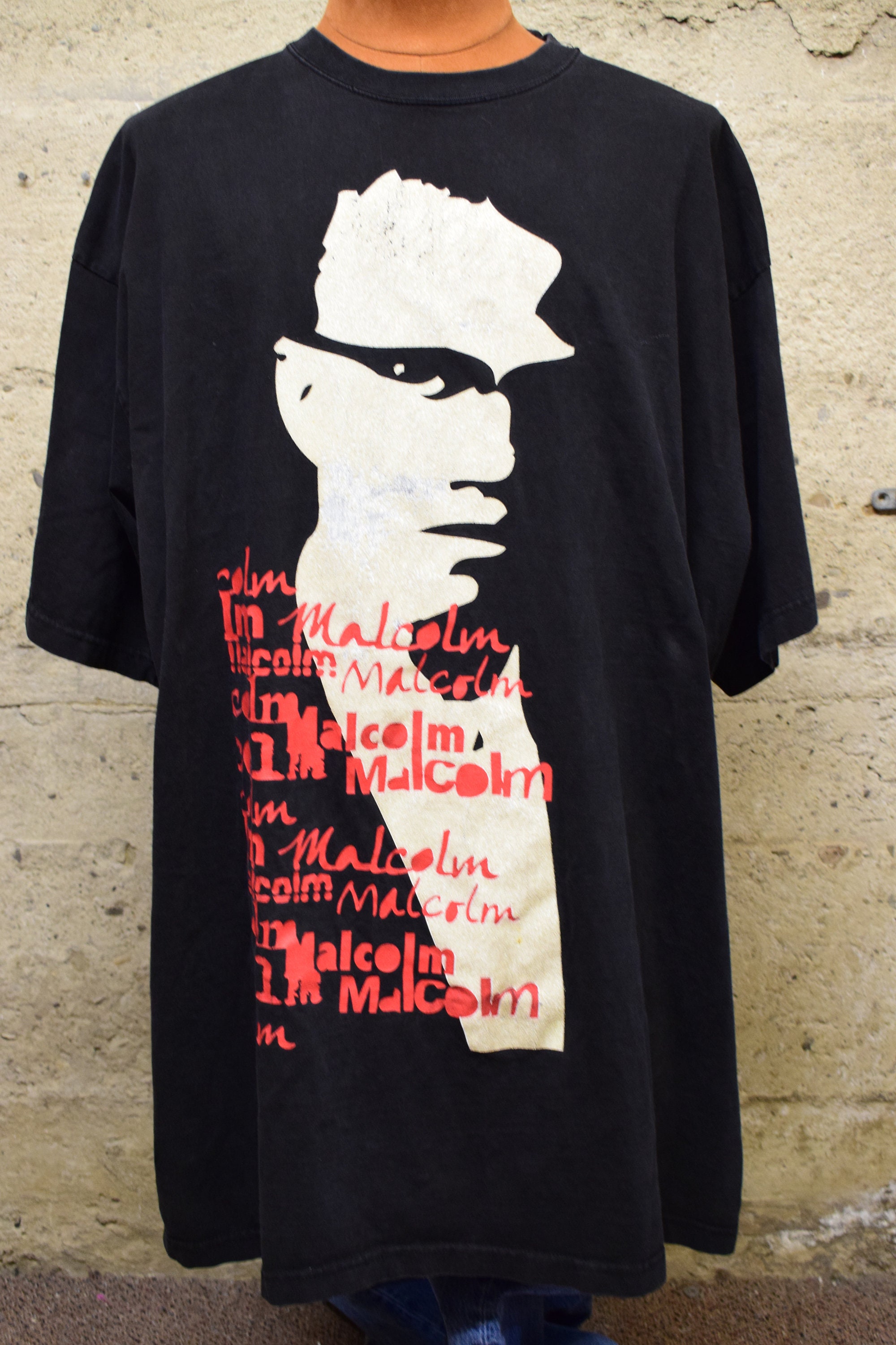 Vintage Malcolm X T-shirt 90's - Etsy