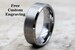 Tungsten Ring, Men's Tungsten Wedding Band, Men's Tungsten Ring, Tungsten Band, Tungsten, Men's Tungsten, Personalized Engraving, Men's Ring 