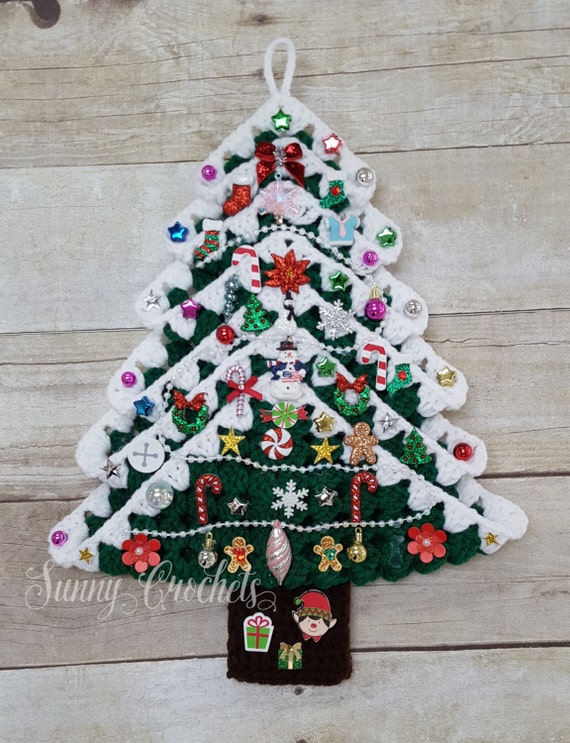 Regali Di Natale A Uncinetto.Albero Di Natale Uncinetto Albero Di Natale Regali Di Etsy