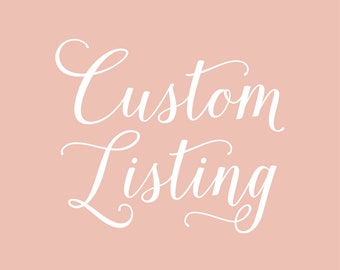 Kundenspezifischer Link für Izet ~GRAVIERTER RING